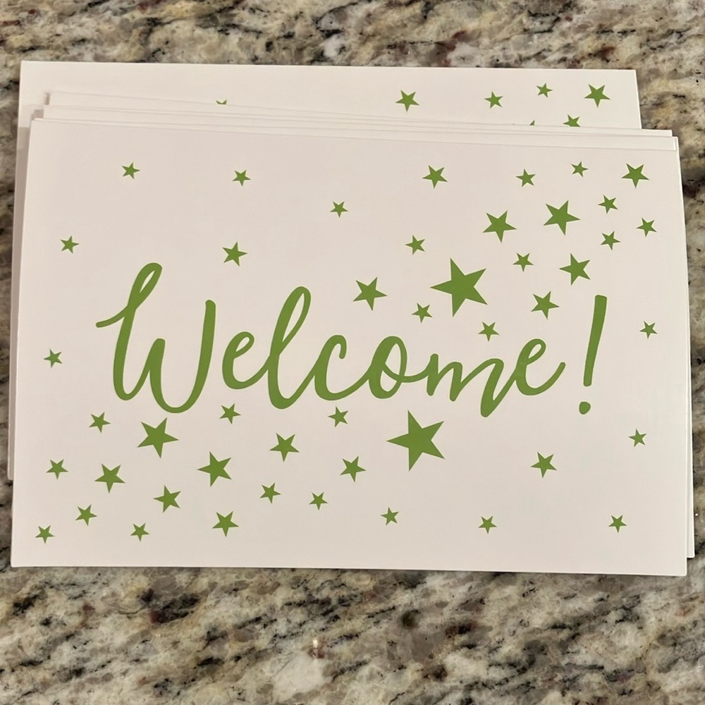 Assorted Welcome Cards and Envelopes Set of 36 Business Stationary Minimalist - Picture 2 of 8
